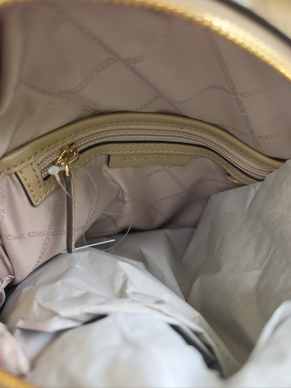 Michael Kors Rhea Color Block Logo Medium Backpack - Picture 5 of 9